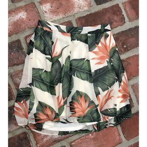 Show Me Your Mumu Paradise Found Floral Print Skater Skirt Size Small NWT